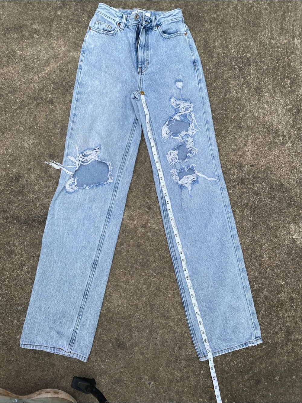 PacSun Light Blue Distressed Boyfriend Jeans